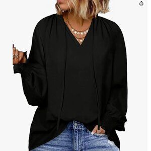 Chic Black Women's Blouse